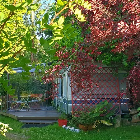 Camping L'hermitage Au Sein D'un Jardin Foret Pres De L'ocean *